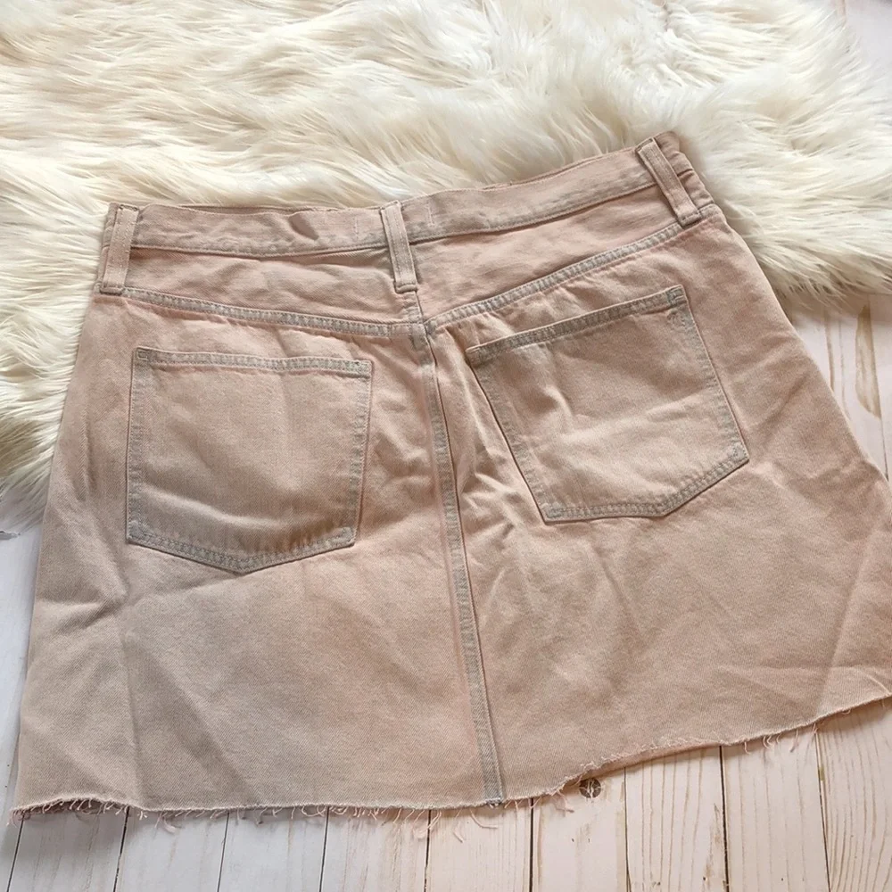 Madewell Rigid Denim A-Line skirt size 32 NWT